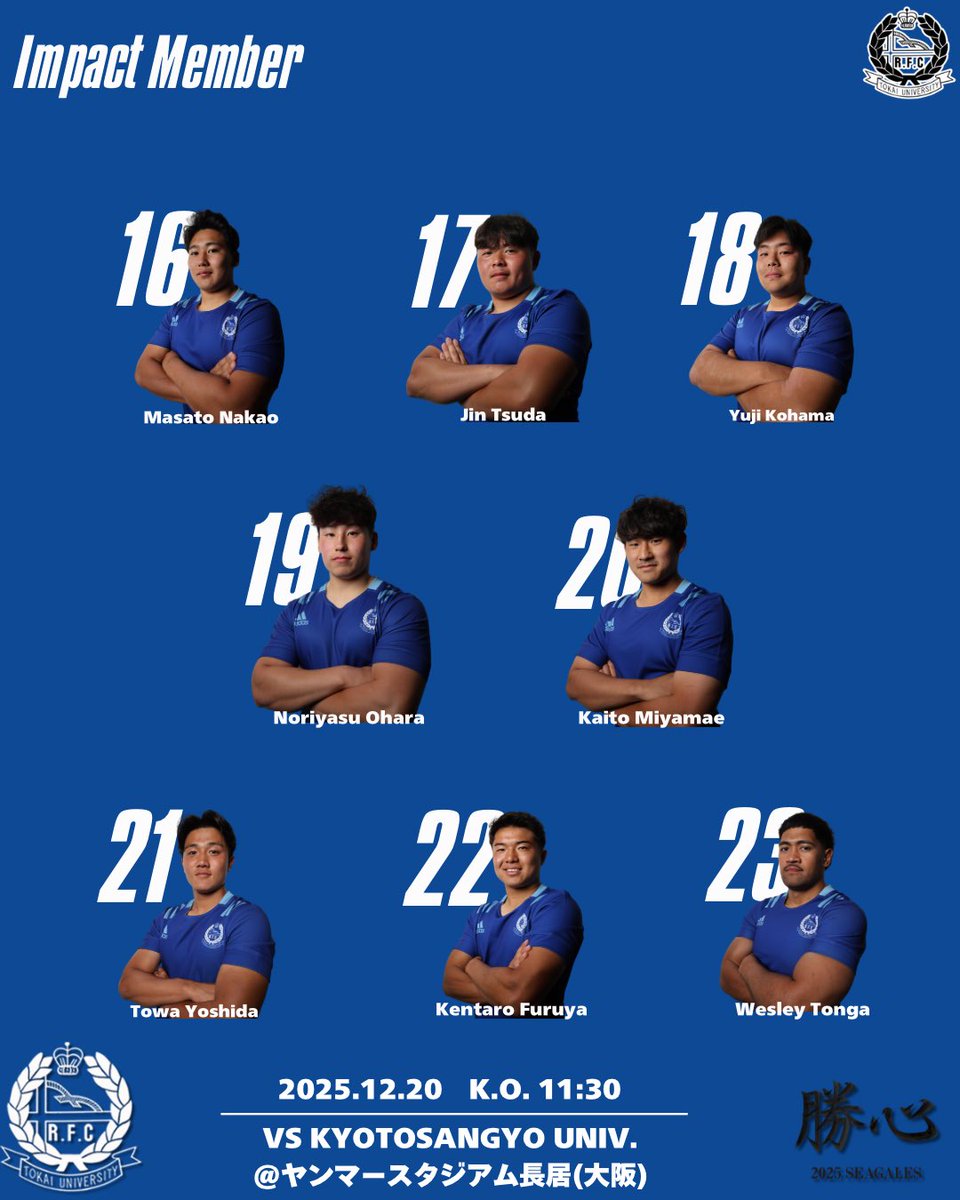 第62回全国大学ラグビーフットボール選手権大会 準々決勝 京都産業大学