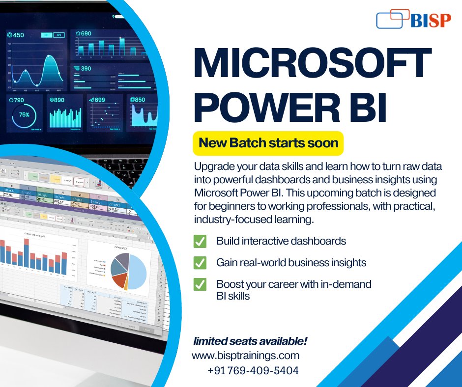 MohitBisp's tweet photo. Learn Microsoft POWER BI Online Training
https://t.co/TPiJ7m3D88
https://t.co/JVyYbhNAhw
#MSPowerBI #BISPTrainings #MSPowerBITraining #PowerBITutorial #microsoftpowerbitraining #microsoftpowerbicertification #microsoftpowerbitrainingforbeginners #microsoftpowerbitrainingvideos https://t.co/PEMRgEauDe