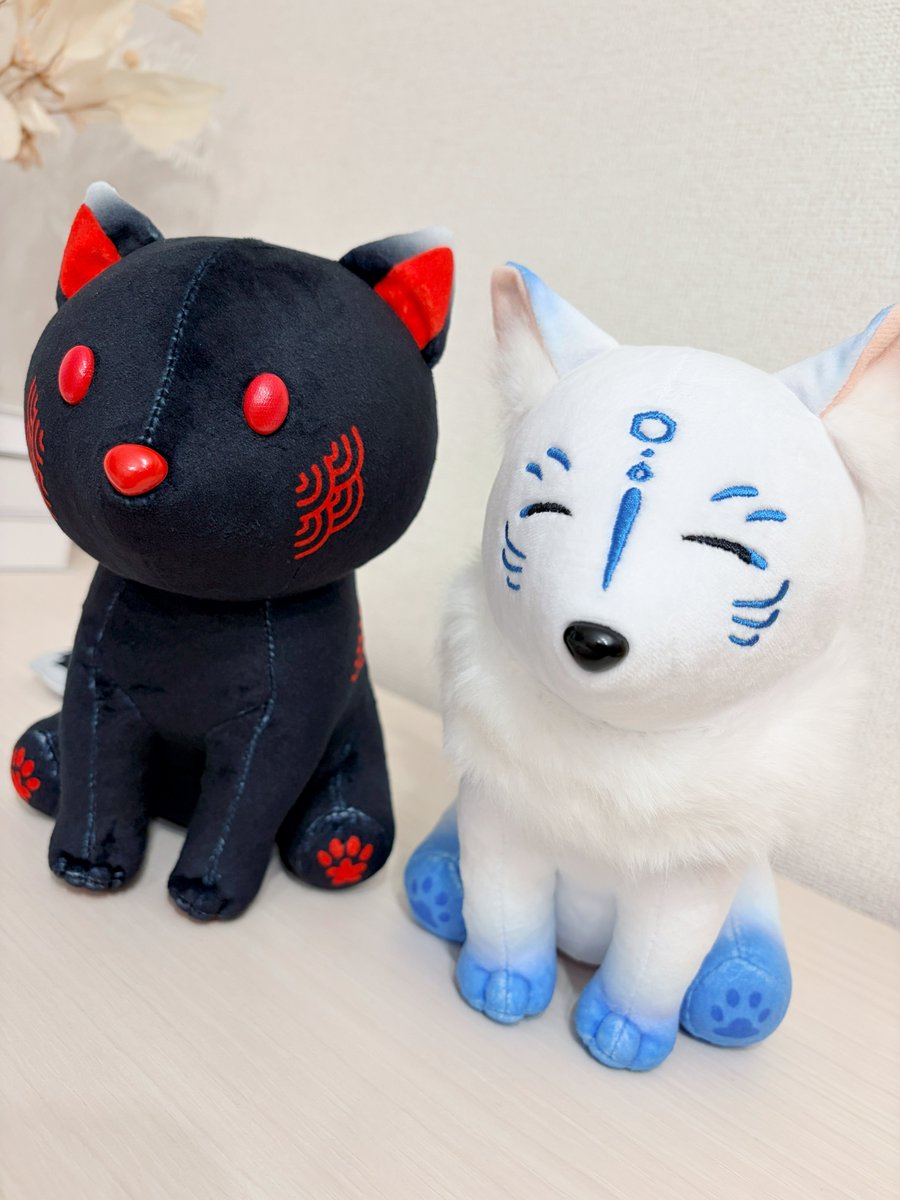 お知らせ 〕 この度ocの狐＆猫がぬいぐるみになりました！ とっても