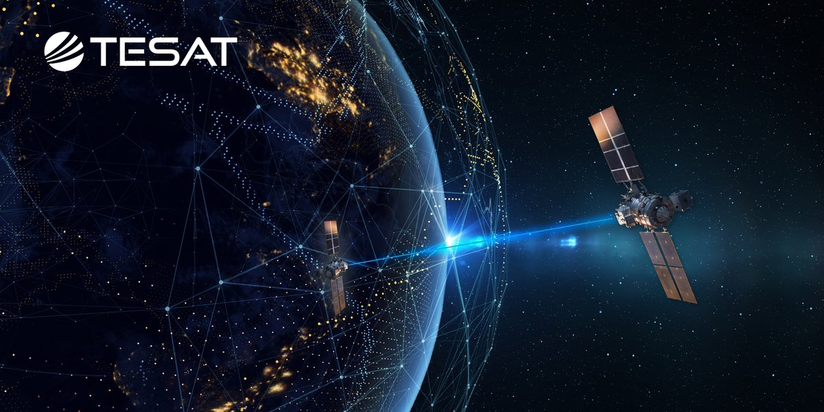 TesatSpacecom's tweet photo. 🚀 100,000 successful optical links in space! Since 2008, TESAT’s LCT &amp; SCOT terminals have enabled secure, high-speed connectivity with a > 99.9% success rate. From EDRS to SDA – connecting the future at the speed of light. ✨ #TeamTESAT #SpaceMatters #OpticalCommunication https://t.co/avcs69QHjl