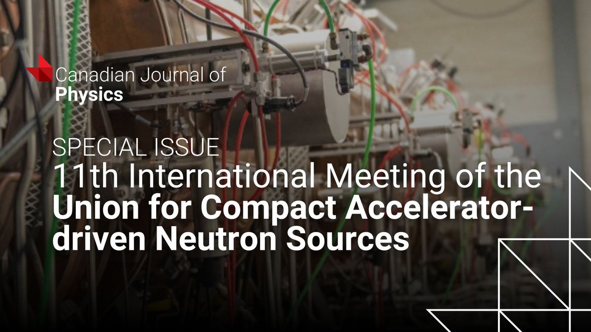cdnsciencepub's tweet image. From imaging to medical therapy, compact neutron sources are opening new research possibilities. #UCANS11 at @TRIUMFLab shared advances from around the world, published in @CanJPhysics ▶️ ow.ly/z3yF50XAl1H

#HEP #accelerators #neutrons