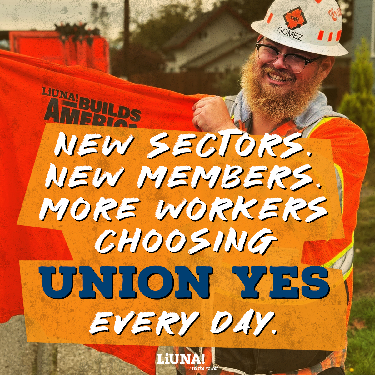 LIUNA's tweet image. From pipelines to production sets, workers across new sectors are choosing #UNIONYES. This is how we #MarchToOneMillion.
 
 #OrganizeOrDie #WeAreLIUNA #FeelThePower