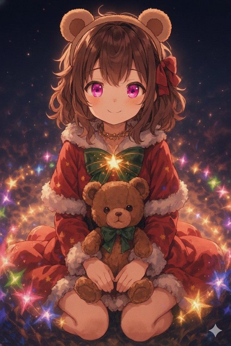 メリークリスマス🎄 くまのみサンタです🎅🦌🛷 @kumanomi_ch #くまのみ