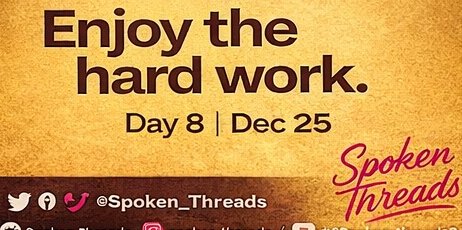 Spoken_Threads's tweet image. Day 8 – Dec 25
Enjoy the hard work.
Pause. Reflect. Enjoy the hard work you put in this year.
#SpokenThreads #Gratitude #ChristmasDay
Instagram:instagram.com/spoken.threads/
TikTok: tiktok.com/@spoken.threads
YouTube: youtube.com/@spokenthreads3