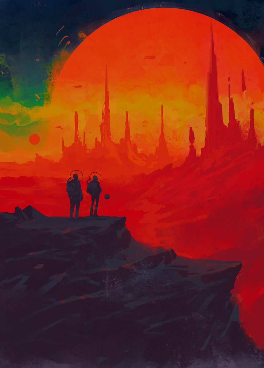 「Wounded Dusk」|Reza Afsharのイラスト