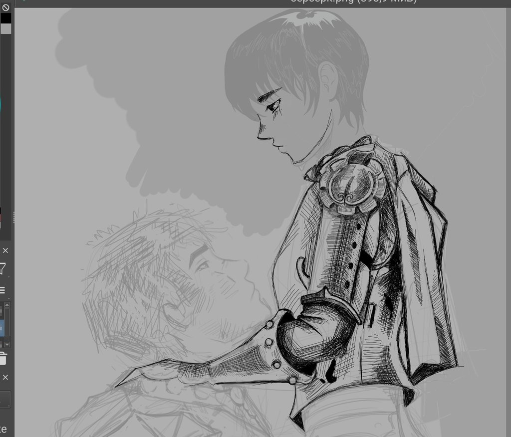 I finally found time to draw some Berserk art. (ヽ´ω`)
#Berserk #art #artmoots #ARTMS