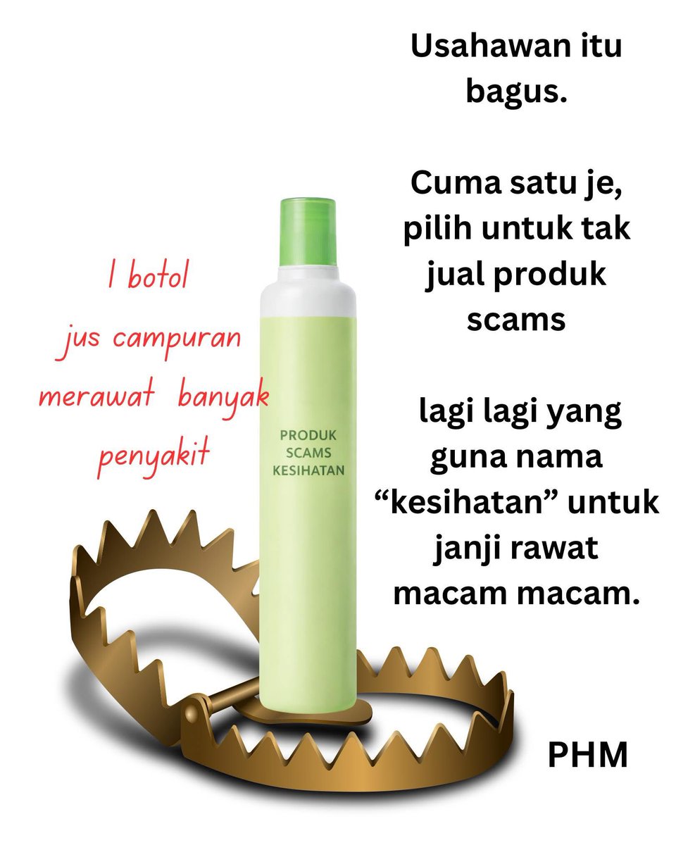 health_malaysia's tweet photo. Usahawan itu bagus. Influencer pun bagus bila guna pengaruh untuk bagi manfaat pada orang.

Tapi tolonglah pilih untuk jual produk yang selamat. Sambal dan makanan, kosmetik yang berdaftar, makanan sihat, pakaian, aksesori, barang guna harian.

Thread https://t.co/pkT26vlMiM