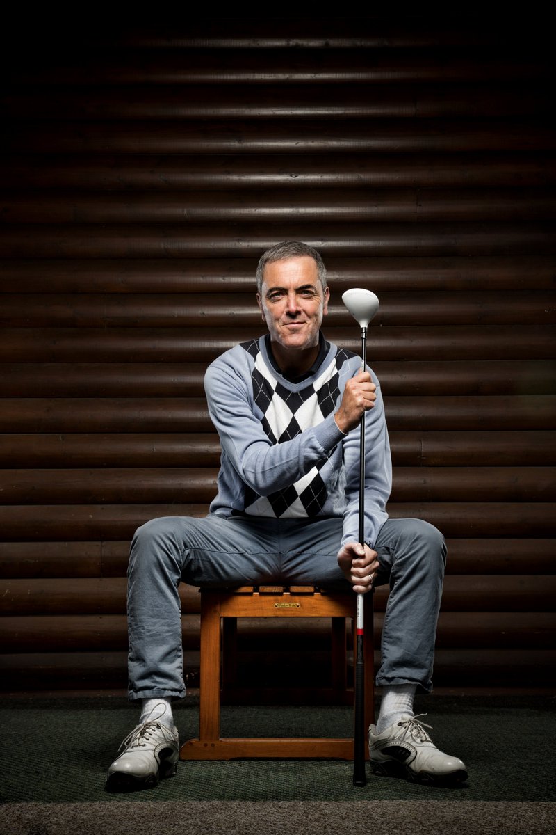 Actor James Nesbitt, photographed at Wentworth Golf Club.