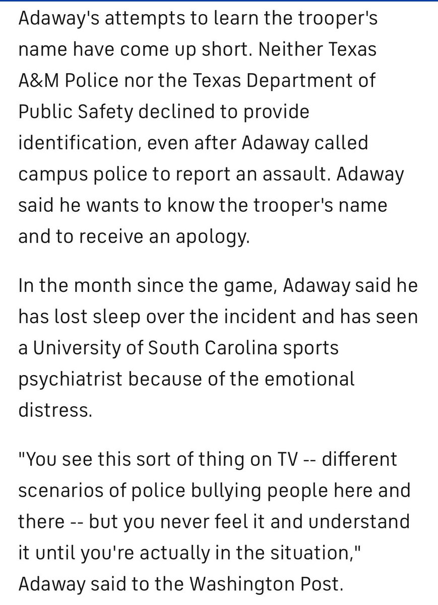 Boosting this
But also adding a link to a free version of the story because OP is paywalled

 cbssports.com/college-footba…

By the way <a href="/onyxgata/">Nikita🖖🏾</a> <a href="/DStrut/">DS</a> <a href="/Jazzieeiswhoiam/">Jazz the Professor</a> <a href="/SChrisH/">Steven Henderson</a> <a href="/diaz303/">A</a> <a href="/wcraider60/">wcraider</a> 
The “Trooper” still has not been identified… 🤔🤔🤔 I wonder why