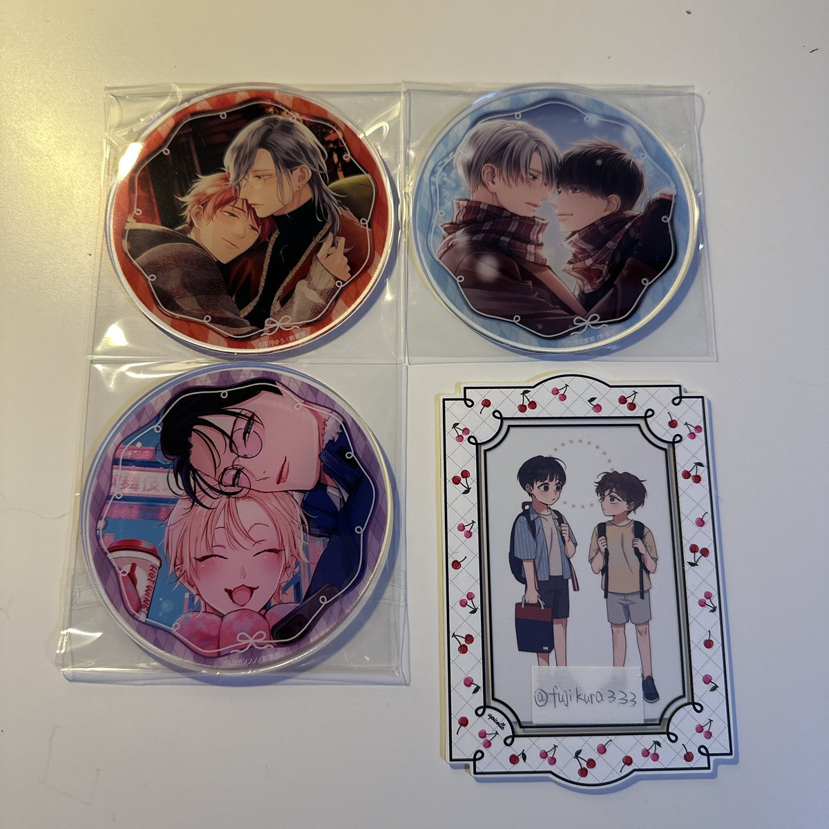 交換」ディアプラス グラッテ アクリルコースター 譲 南月ゆう、山田