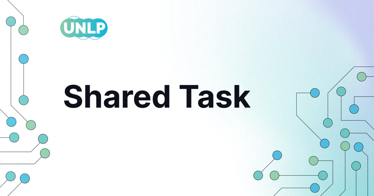 UNLP_conference's tweet photo. 🇺🇦 One shared task, 3 domains:

⚽ 1st — rules decide outcomes
💊 2nd — smallest error can cost you life
🤫 3rd? secret for now!
Details on GitHub https://t.co/3pI1a3STQl. 

Registration by Feb 21, 2026 😉: https://t.co/GBKS6eQp42

#UNLPConference https://t.co/DweZ9kU4Ho