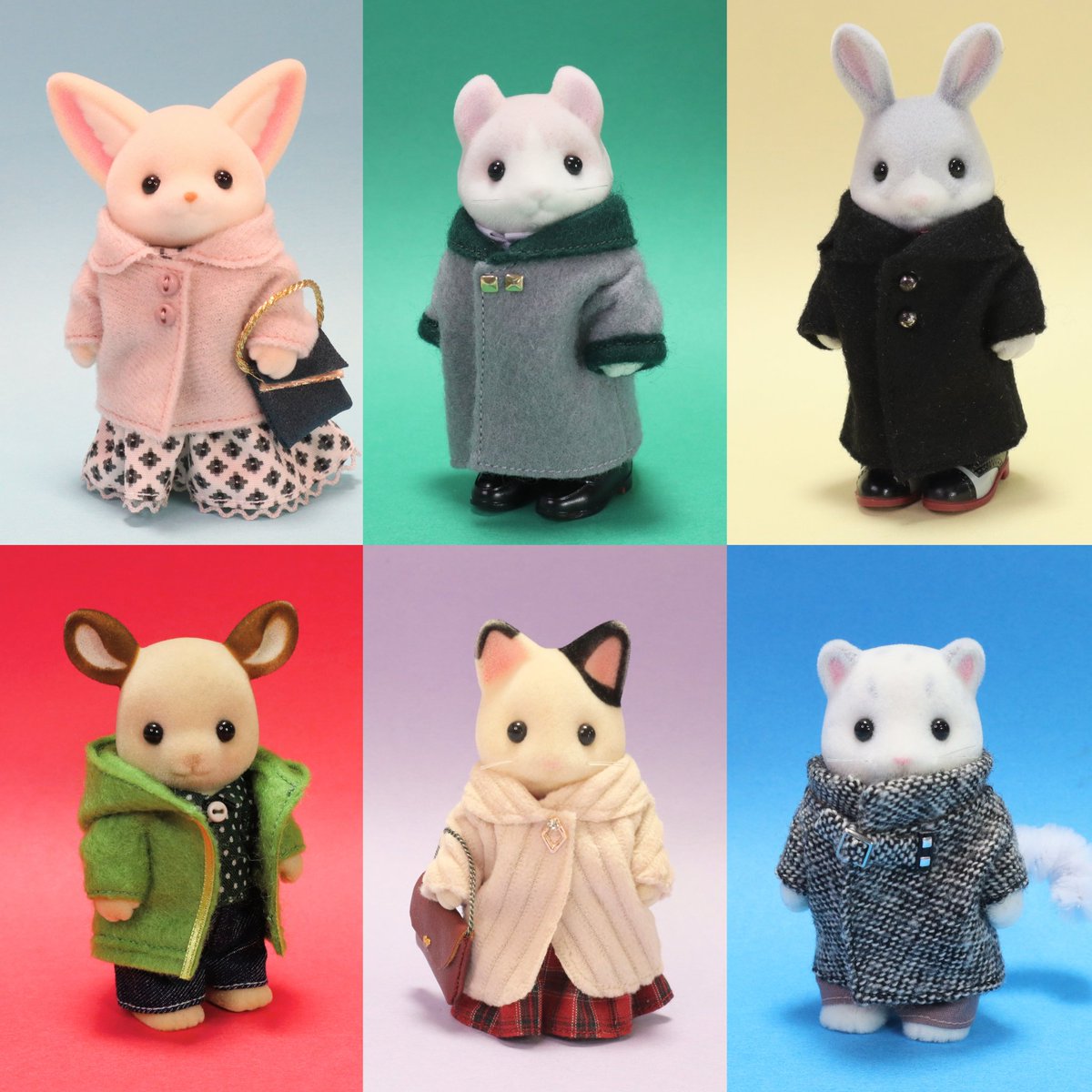 シルバニアさんのコート2025❄ #シルバニアファミリー #ハンドメイド