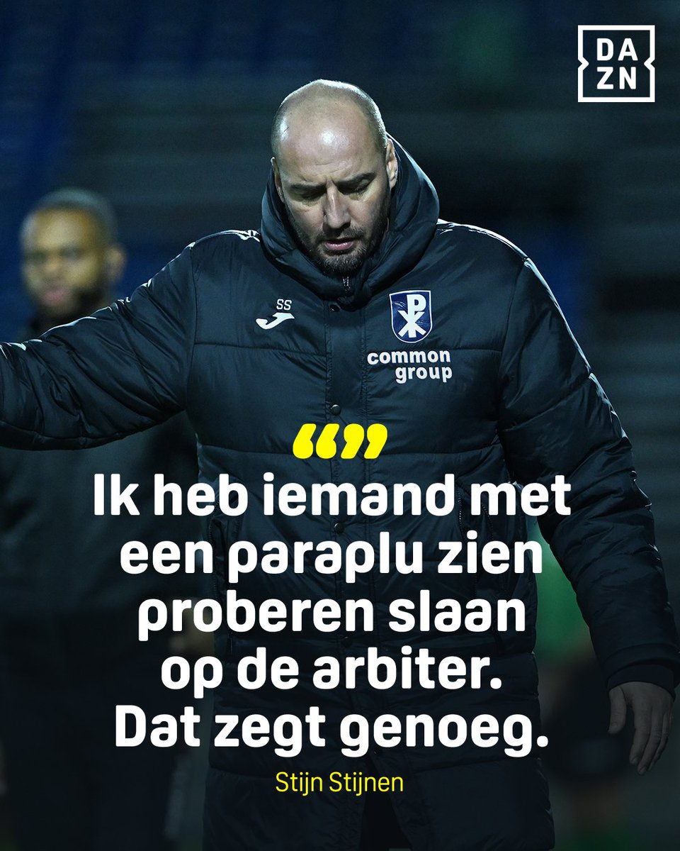 DAZN_BENL's tweet photo. ๐๏ธ | Stijn Stijnen was niet te spreken over de arbitrage tijdens #PATEUP. ๐๐ข https://t.co/9ecj55p2H9