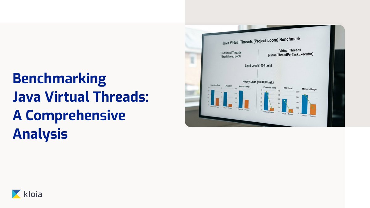 kloia_com's tweet image. Java Virtual Threads in Action 🔥

Execution time ⬇️ 40%+
CPU load ⬇️
Memory usage ⬇️ 50%
Powered by Project Loom 🚀

🔗 Full benchmarks &amp;amp; details: kloia.com/blog/benchmark…

#Java #VirtualThreads #Performance #Concurrency