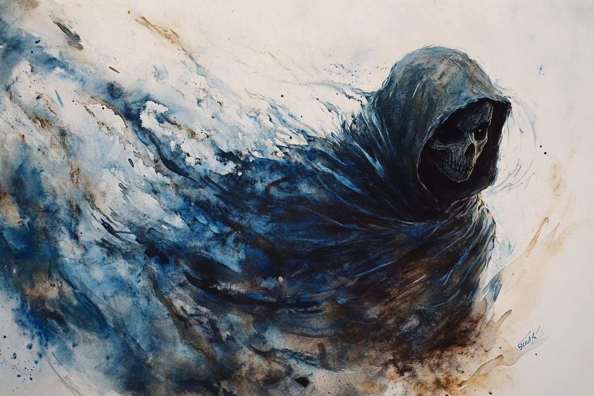 Watercolor style grid