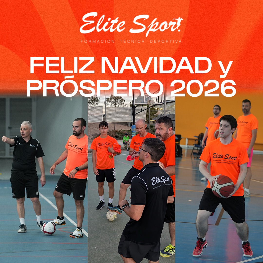 🎄 Os deseamos una Feliz Navidad y un 2026 espectacular 🥂 lleno de éxitos y nuevos proyectos personales y profesionales.

Para nosotros es una alegría enorme seguir contando con vosotros un año más y que sigáis confiando 🧡 en #EliteSport para vuestra formación.