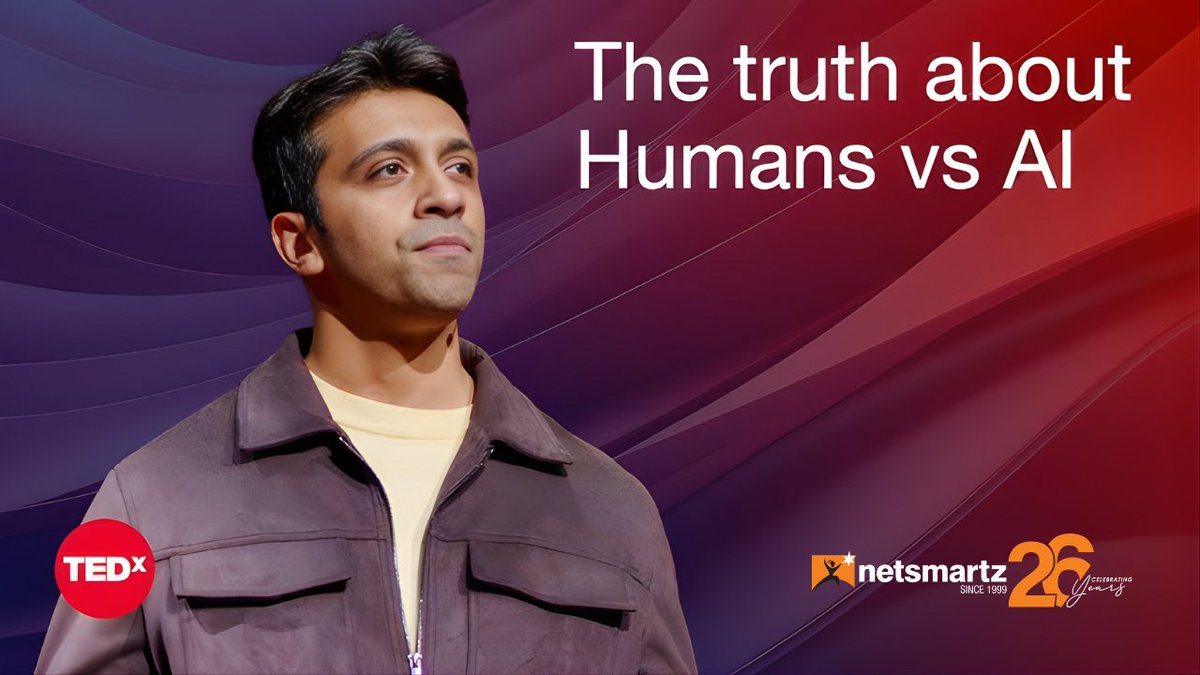 At <a href="/TEDxWestVanED/">TEDxWestVancouverED</a>, <a href="/parthgargish/">parth gargish</a>, EVP – Business Growth at Netsmartz, explored the real forces shaping AI adoption today: fear, trust, and human insight. 

Listen to the talk: youtu.be/suCrglvRE7w

#Netsmartz #TEDxWestVancouver #AIFirst #ResponsibleAI #LeadershipInAI