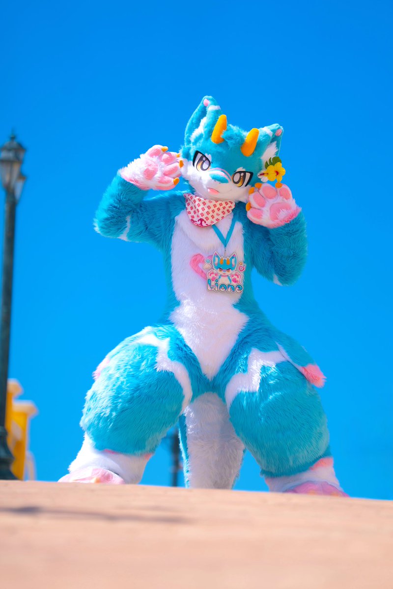 Focus on you...📸

photo by:@ furrymass
#おきけも 
#FursuitFriday