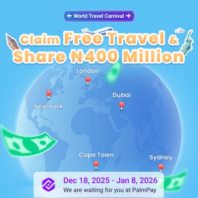 MVC_CUBAN's tweet photo. I'm joining PalmPay's World Travel Carnival! Free Travel rewards + ₦400M cash prizes. Come grab your share!💰 https://t.co/QDCnM97gB4 https://t.co/EwGy5OnJ2a