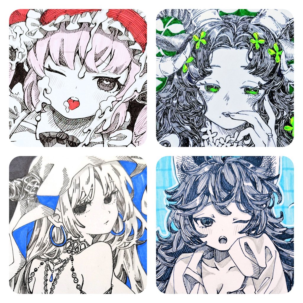 RT @funino_art: 新作の手描きイラストを追加いたしました。見て