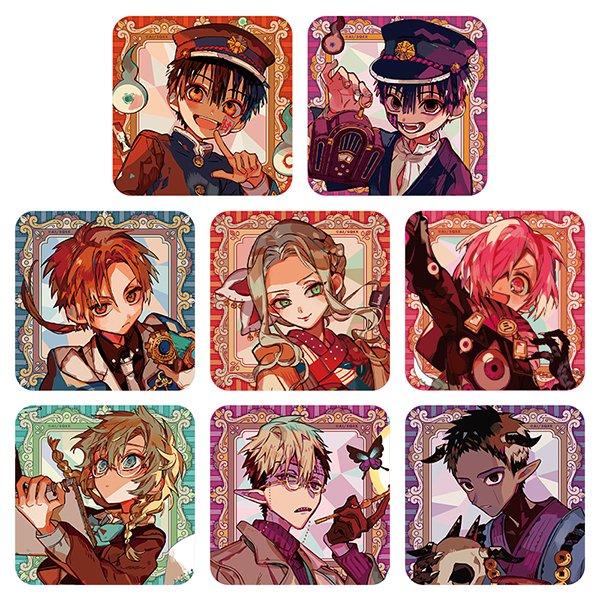 地縛少年花子くん』より、トレーディングスクエア缶バッジが登場