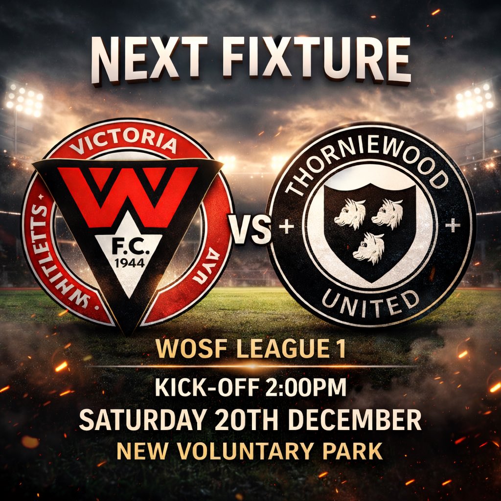 Tomorrow… ⚽️

Lets end the year with a win 👊🏼