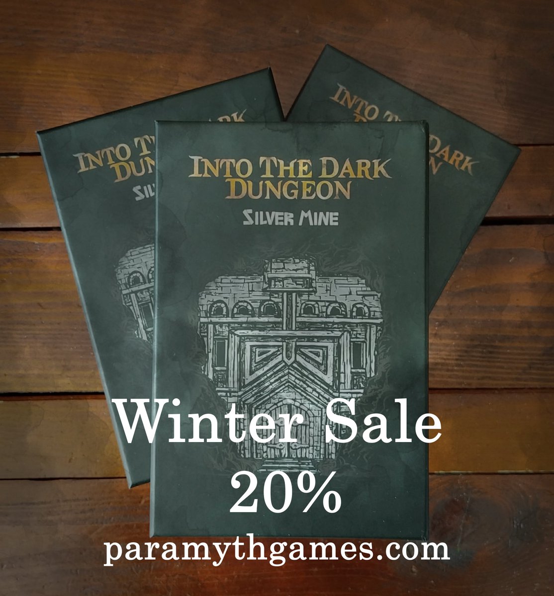 Winter Sale 20%. 
Into The Dark Dungeon: Silver Mine.

Available for purchase on my website.
paramythgames.com