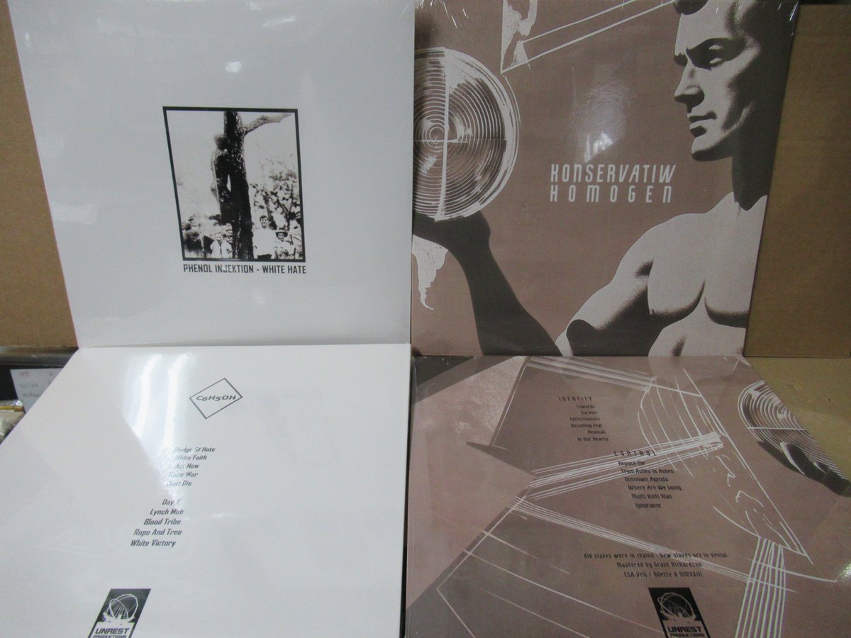 G.O.周辺ヘビーエレクトロニクスHeavy-Electronicsを生き抜く世代の一つUNREST-PRODUCTIONはUKからSWEDENに活動場所を変えたそうな。深い渋みのLP盤は此処のお家芸、信用出来ますね。