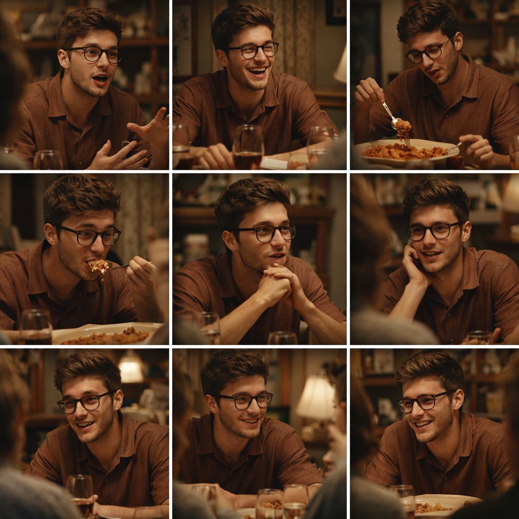 Cinematic Moments: Family Dinner Chronicles