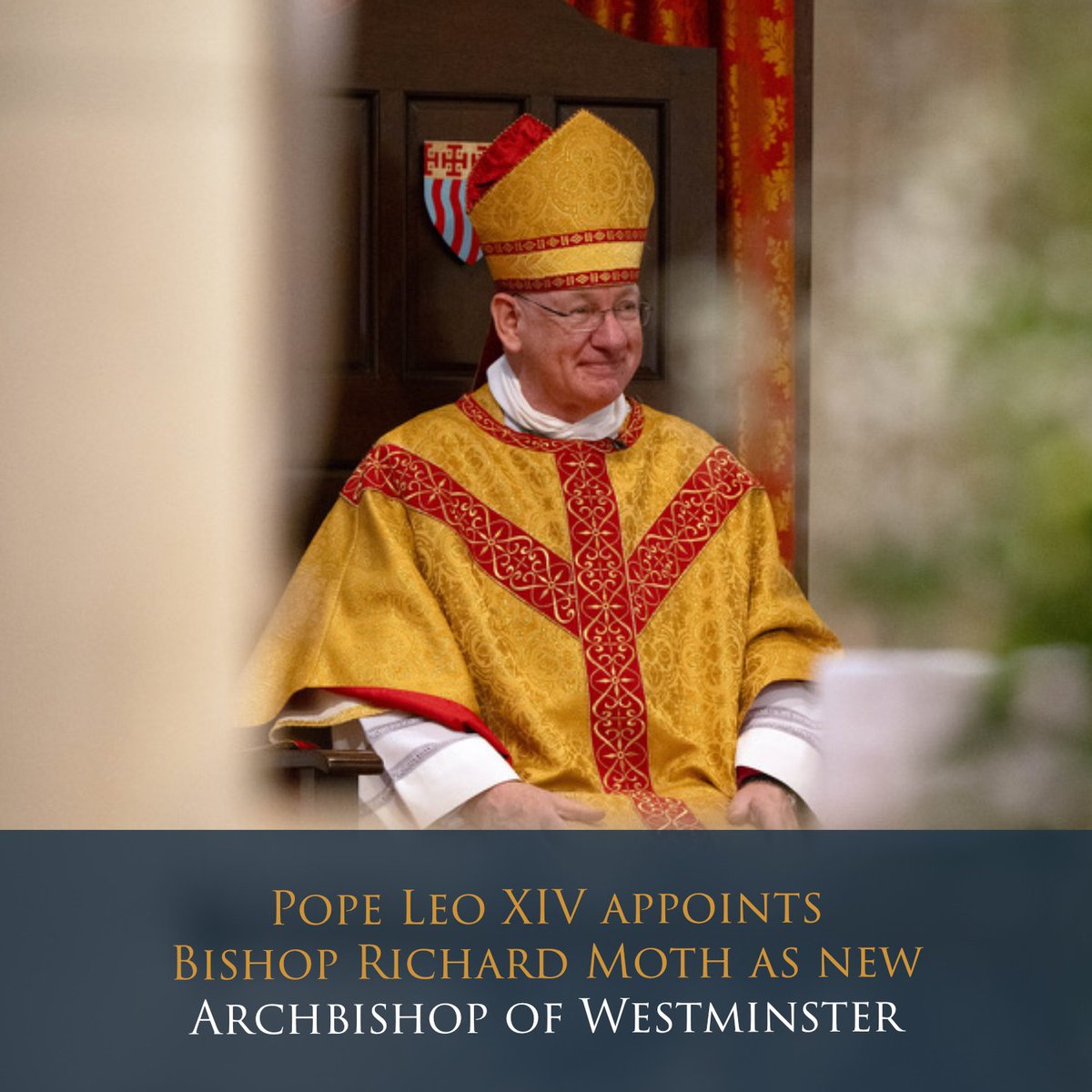 Pope Leo XIV has appointed the Right Reverend Richard Moth as Archbishop of Westminster.  

You can read the full statement here: abdiocese.org.uk/news/new-archb…