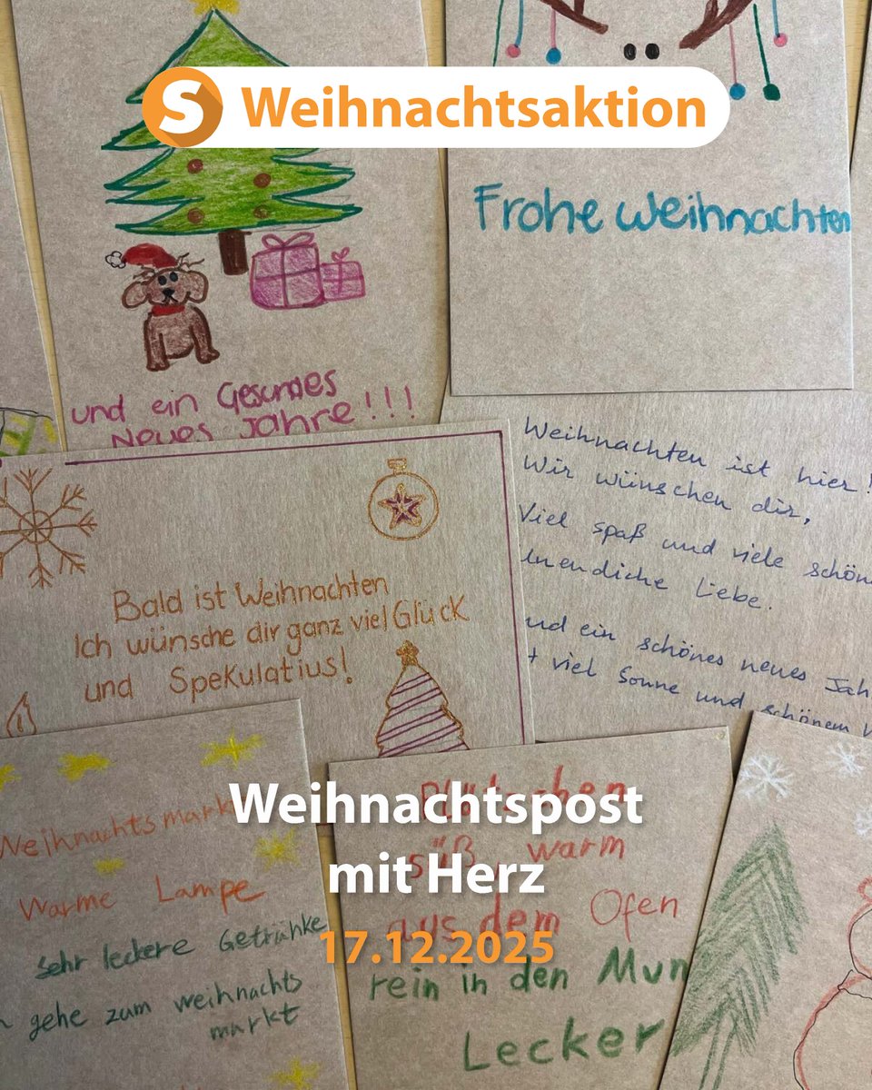 sprachenatelier's tweet photo. Am 17. Dezember 2025 wurde im Rahmen eines Deutschkurses unserer Schule selbstgebastelte Weihnachtspost im Seniorenheim verteilt.🎄
Wir bedanken uns bei allen, die bei dieser tollen Aktion mitgewirkt haben und freuen uns, dass wir den Senior:innen eine Freude bereiten konnten.✨ https://t.co/dEyD3ZoIrL