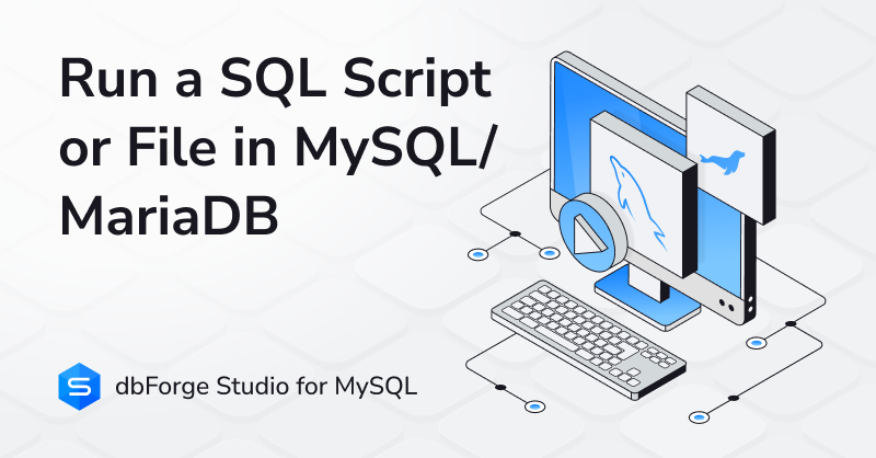 DevartSoftware's tweet photo. โก How to Run SQL Files in MySQL & MariaDB: A Practical Guide for Developers
#dbForgeStudio helps run SQL scripts efficiently in #MySQL and #MariaDB, streamlining data import/export and deployment workflows.
๐ Read the #MySQLTutorial: https://t.co/UKJnMd64FL
โ
Try #dbForge: https://t.co/z169PQXjbT