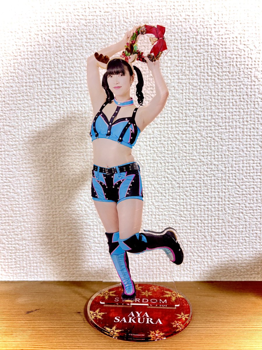 新品未開封 スターダム さくらあや タオル 3枚セット クリスマスのタオルとアクスタ届いた❄︎𖡺𐂂𖡺❅*. 初選手のタオル