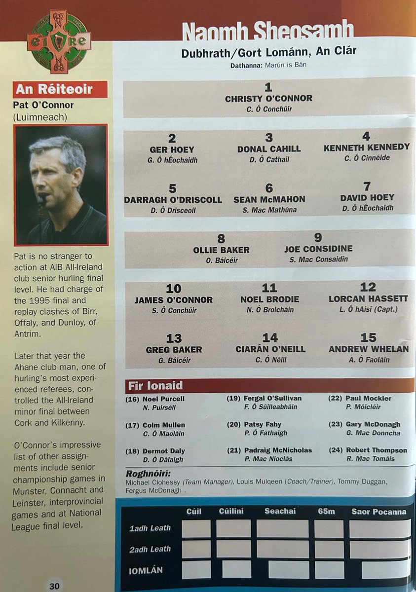 GAA Programmes tweet media