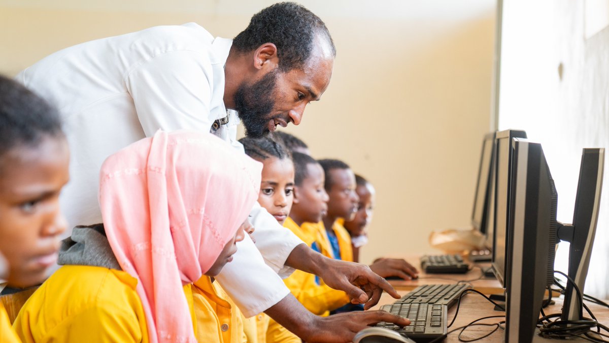 ProjectMercy's tweet image. When Musema enrolled at the #ProjectMercy Medhane-Alem School in Yetebon, #Ethiopia, he was barefoot. After graduating from high school and university, he now teaches IT back where he first started his education journey. Read more about Musema’s story: projectmercy.org/news/giving-ba…