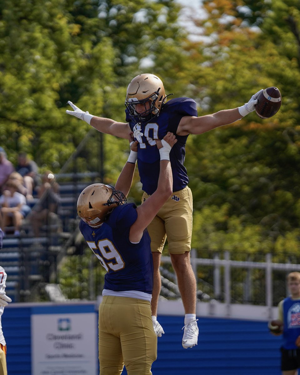 JohnCarrollU's tweet photo. Nearly 240 Division III programs began this season with the same dream. Now, just four remain — and John Carroll is still writing its story. 

Tune in to the national semifinal this Saturday, December 20 at 4:30 PM ET — watch on ESPN+ https://t.co/GZqS2DXzlZ