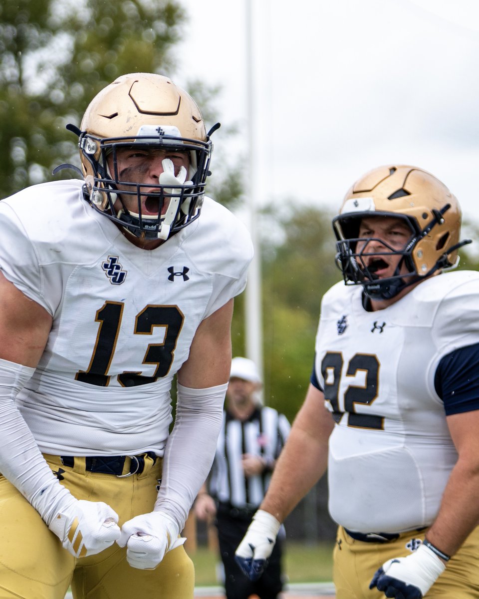 JohnCarrollU's tweet photo. Nearly 240 Division III programs began this season with the same dream. Now, just four remain — and John Carroll is still writing its story. 

Tune in to the national semifinal this Saturday, December 20 at 4:30 PM ET — watch on ESPN+ https://t.co/GZqS2DXzlZ