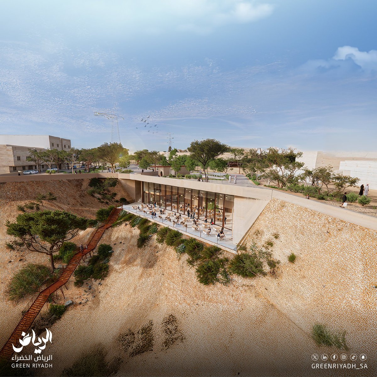 GreenRiyadh_SA's tweet image. يوفر #متنزه_ظهرة_نمار إطلالات على وادي نمار والبحيرة، ومناطق للجلوس والتنزّه، تعزز الروابط الاجتماعية بين السكان، وتتيح للزوار الاستمتاع بالمناظر الطبيعية
#الرياض_الخضراء  #رؤية_السعودية_2030