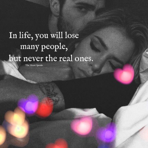 SGabardi1111's tweet photo. In life, you will lose many people, but never the real ones.. https://t.co/wGh0akZks5