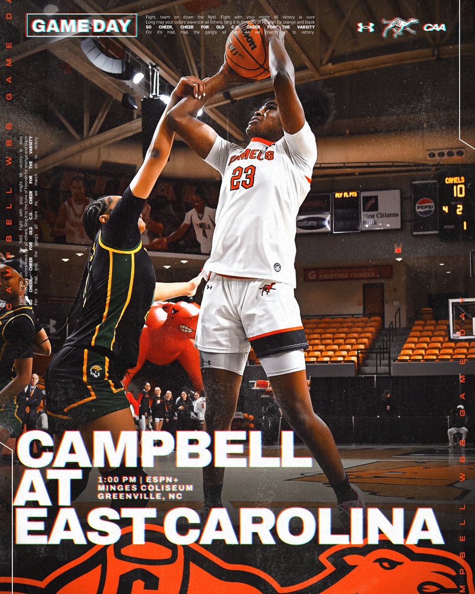 Game Day against the Pirates 🏴‍☠️

🆚 | ECU
🕐 | 1:00
📺 | ESPN+

#SweatAndServe | #RollHumps 🐪🏀