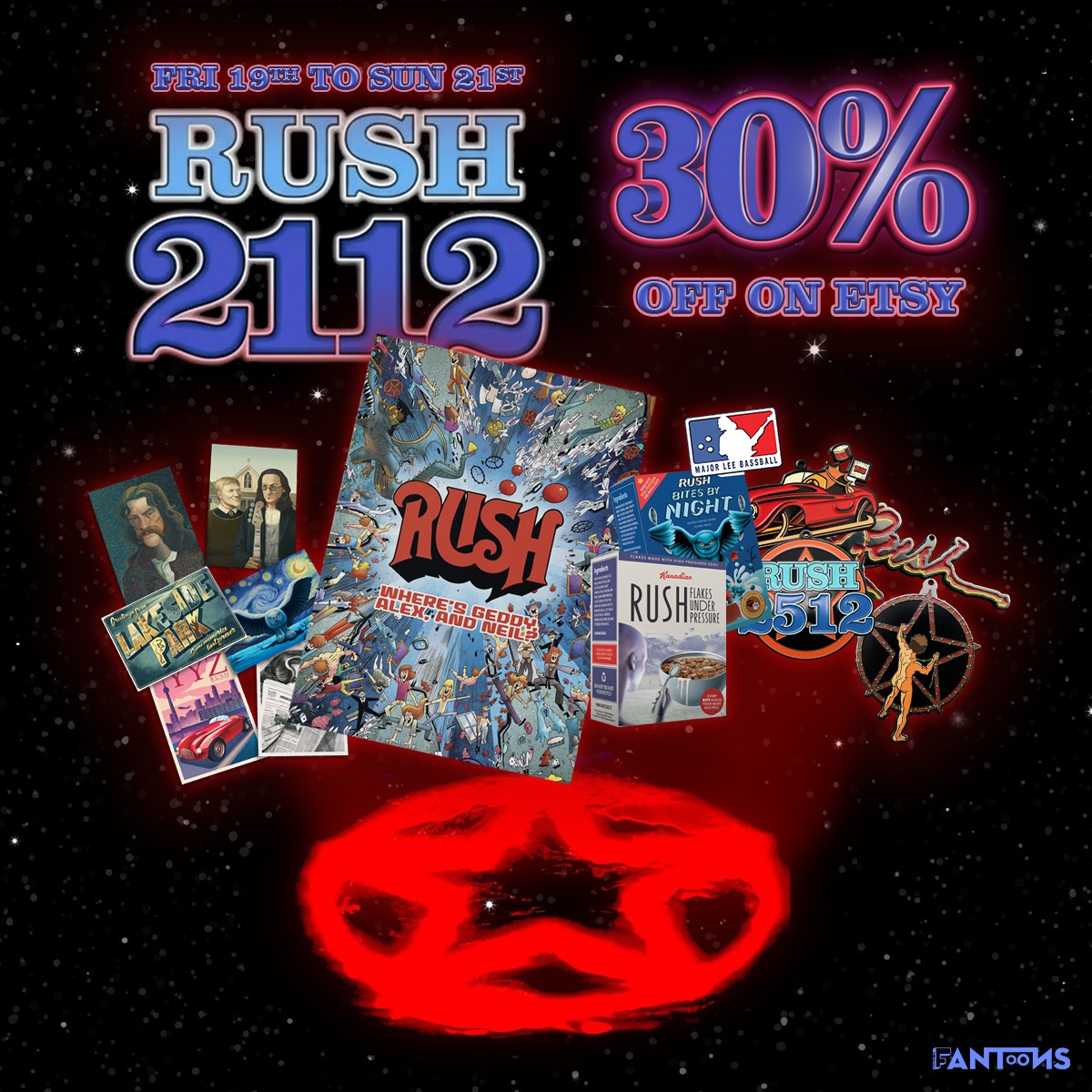 Fantoons's tweet image. We’re officially two days away from every @rushtheband fan’s early Christmas… RUSH DAY, 12/21!

We’re offering 30% off ALL RUSH PRODUCTS (and the ENTIRE Etsy store! 😜) from NOW until RUSH DAY: December 21st! Don’t miss out!

etsy.com/shop/Fantoons?