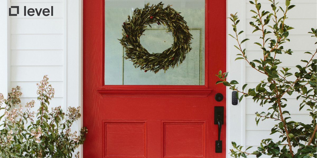 levelhomeinc's tweet photo. The season of open doors is here.

Level Lock makes welcoming guests effortless — unlock with ease, share access with family, and enjoy a smart home that simply works.

#LevelLock #SmartHome #HolidayHosting #ConnectedLiving https://t.co/gNibXaBX7N