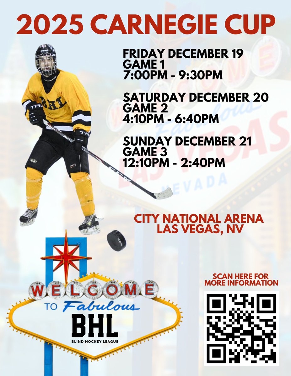 Blind Hockey League tweet media