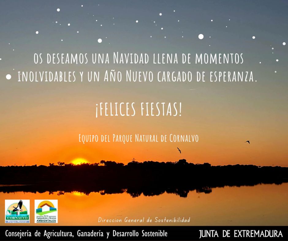 #FelicesFiestas desde el <a href="/PN_Cornalvo/">Parque Natural de Cornalvo</a> 🙂
