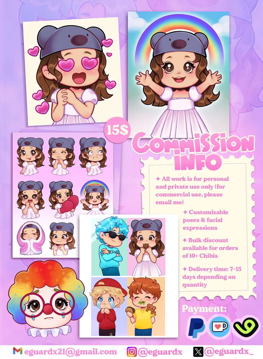 eguardx_'s tweet photo. My #VGen commissions are now live 💚

I’m currently working toward verification, so if you’re an #artistOnVGen, I’d love to support each other with a follow 🙈✨

https://t.co/yxxQ6H0LQS https://t.co/E5PGsomFZq