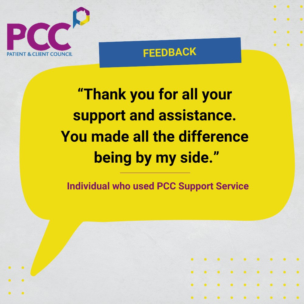 Patient and Client Council (PCC) tweet media