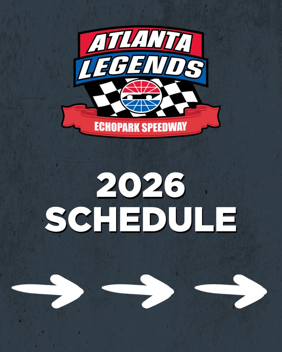 legendsofga's tweet image. 2026 schedule. 🏁