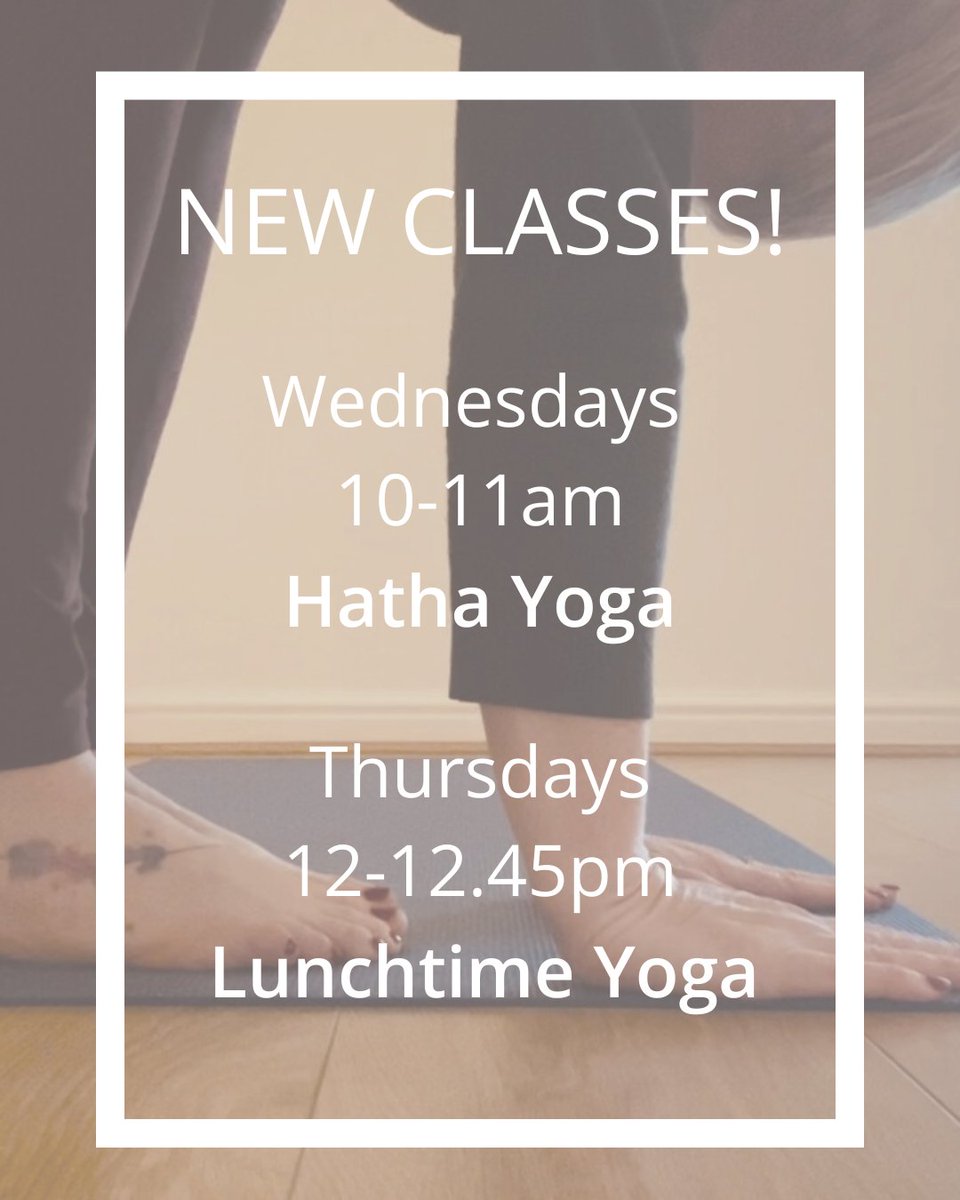 Absolute__Yoga's tweet image. Lunchtime yoga with Marie-Claire on Thursdays ❤️ 12-12.45pm so you can have a yoga reset in the middle of the day ✔️ 

goteamup.com/p/4449558-abso…