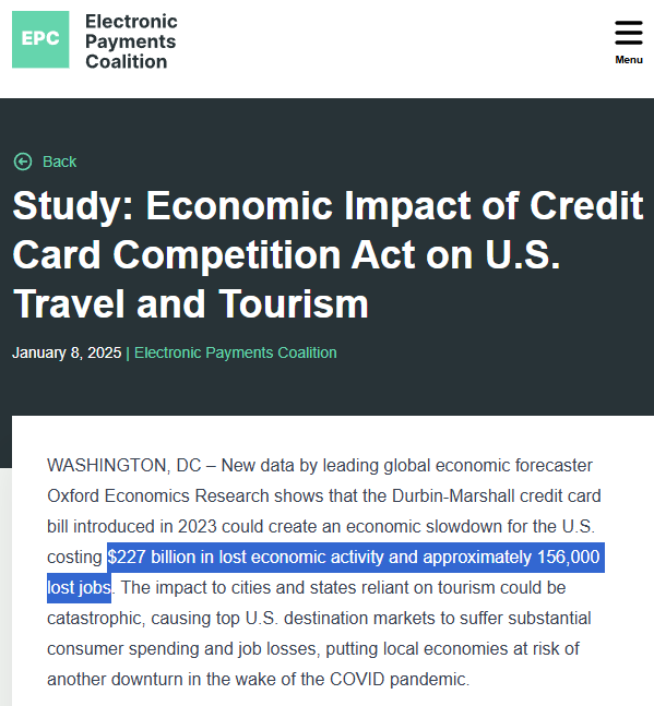LibertyCappy's tweet image. 🚨 The Credit Card Competition Act needs to be REJECTED

As government always does, they claim they are "helping" people when they are really lining up their pockets and helping their big donors. This is exactly what is happening with the Durbin-Marshall act which Senator Dick…