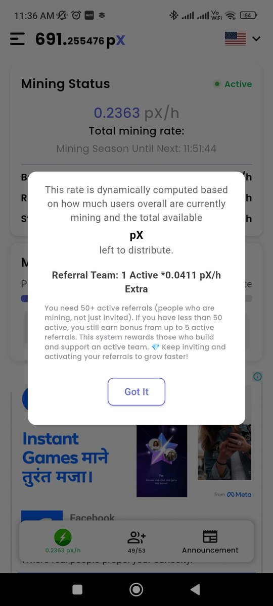 DeepakK60486757's tweet photo. @px__network PX Network Mining ⛏️ This is coming, it is a project like the next PI Network, don't miss it, mining will continue for 4 years, right now it is its first phase, don't miss it, join PX Network Mining now and keep mining daily 

My Referral Code 👉 DAMH3SK https://t.co/aJGYOQCoxj
